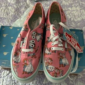 Toy Story Vans Authentic Woody/Bo Peep woman’s 8